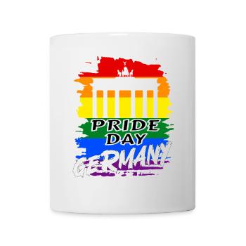 Pride Day Germany LGBTQ+ Regenbogen - Tasse - Weiß - Vorne