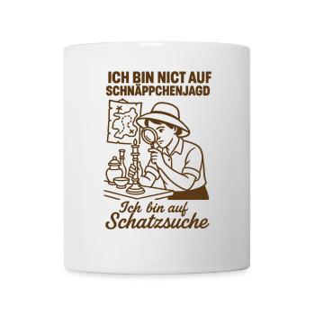 I'm not on a bargain hunt Treasure hunt - Mug - white - Front