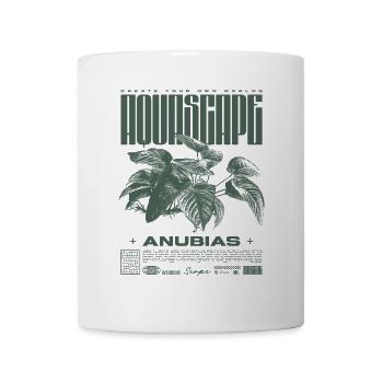 Aquascaping Anubias Aquatic Plant Fish Keeper - Mug - white - Front