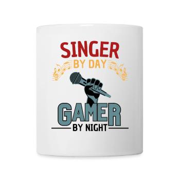 lustiger Sänger Gamer Spruch - Tasse - Weiß - Vorne