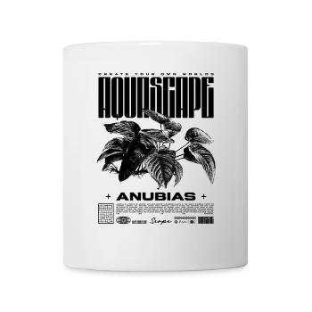 Aquascaping Anubias Aquatic Plant Fischhalter - Tasse - Weiß - Vorne