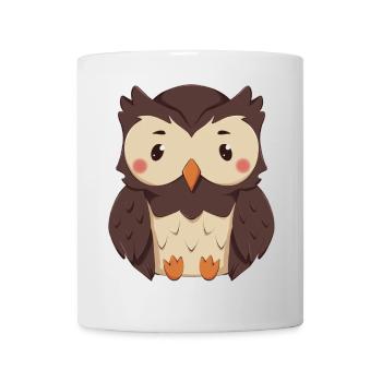 Eule - Tasse - Weiß - Vorne