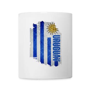 Vertikale Uruguay-Flagge, uruguayischer Stolz - Tasse - Weiß - Vorne