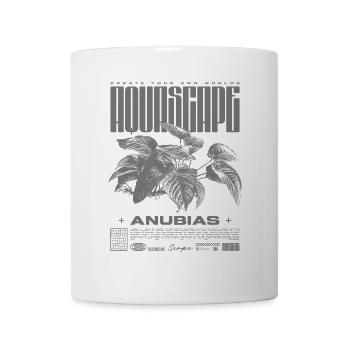 Aquascaping Anubias Aquatic Plant Fischhalter - Tasse - Weiß - Vorne