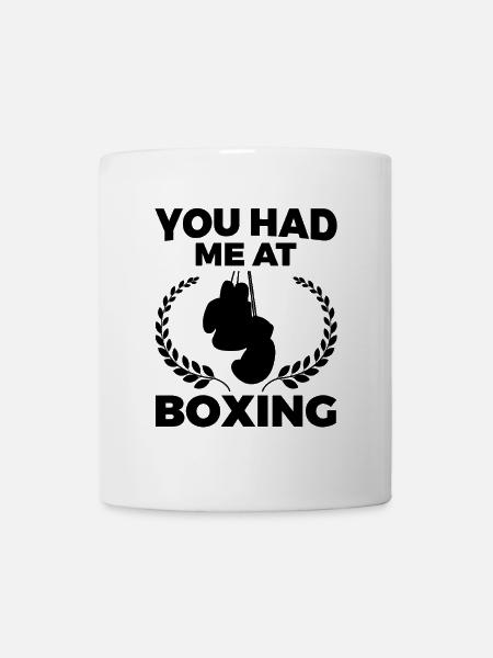 Boxer Witz - Tasse - Weiß