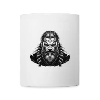 VA-THOR WIKINGER Vater Papa Viking Vatertag - Tasse - Weiß - Vorne