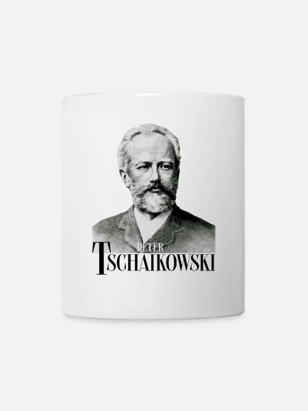 Peter Tschaikowski - Komponist Klassische Musik - Tasse - Weiß