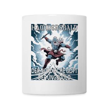 Hammersbald – Dieu nordique de l’impatience - Mug blanc - blanc - Devant