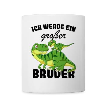 Annonce de la progéniture | Je serai un grand frère en 2027 - Mug blanc - blanc - Devant