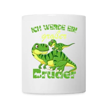 Annonce de la progéniture | Je serai un grand frère en 2027 - Mug blanc - blanc - Devant