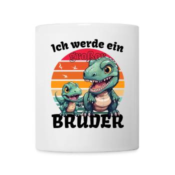 Nachwuchs Verkünden | Ich Werde Großer Bruder 2027 - Tasse - Weiß - Vorne
