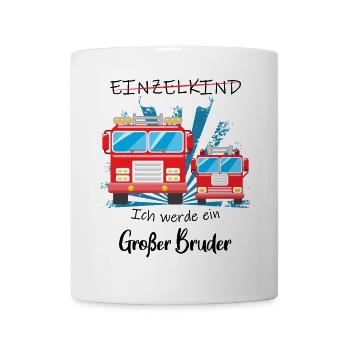 Annonce de la progéniture | Je serai un grand frère en 2027 - Mug blanc - blanc - Devant