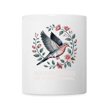 Weiße Taube - Tasse - Weiß - Vorne