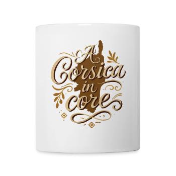 A Corsica In Core - Mug blanc - blanc - Devant