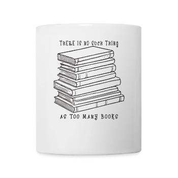 Bookworm Funny Book Saying Reading Is Therapy - Mug - white - Front