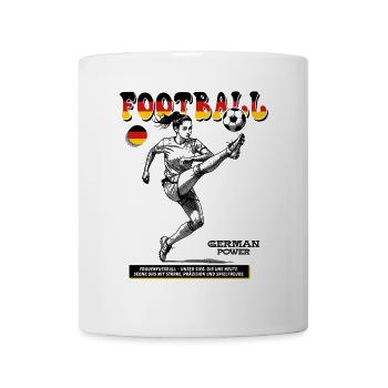 Maillot de footballeur allemand : Kick with Style - Mug blanc - blanc - Devant