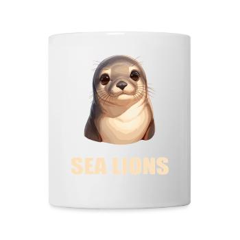 Lions de mer Lion de mer - Mug blanc - blanc - Devant