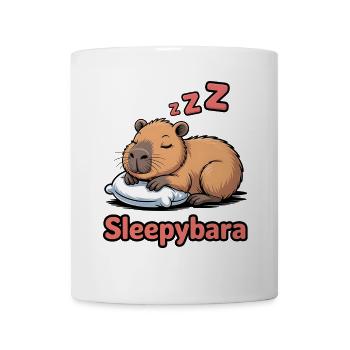 Sleepybara Câlin de rêve - Mug blanc - blanc - Devant