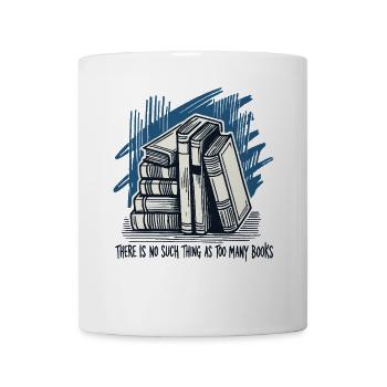 Retro book statement for book fan design - Mug - white - Front