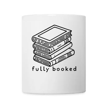 Bücherwurm Leseratte Buchliebhaber Lustiger Spruch - Tasse - Weiß - Vorne