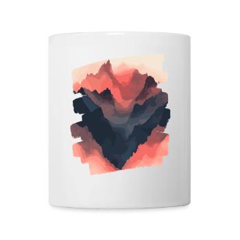 Berge Klettern Kletterer Wandern - Tasse - Weiß - Vorne