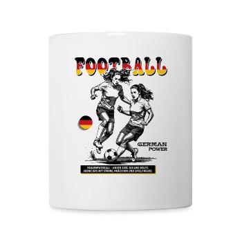 Germany Fußballspielerin Shirt: Ballgefühl pur - Tasse - Weiß - Vorne