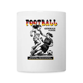 Deutsche Fußballerin Shirt: Ballkontrolle pur - Tasse - Weiß - Vorne