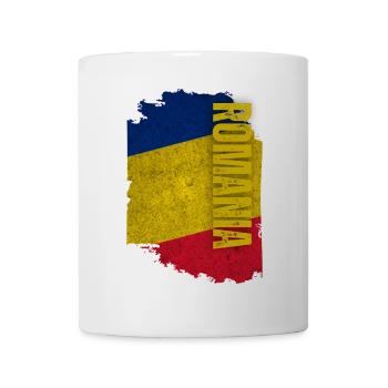 Romania Flag Vertical, Master Romania - Mug - white - Front