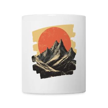Berge Klettern Kletterer Wandern - Tasse - Weiß - Vorne