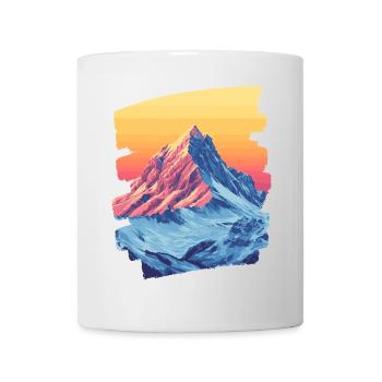 Berge Klettern Kletterer Wandern - Tasse - Weiß - Vorne
