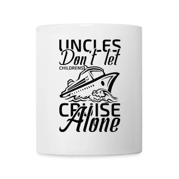 uncles don't let childrens cruise alone - Mug - white - Front