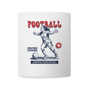 CH Fußballerin Shirt: Spaß am Spieltag - Tasse - Weiß - Vorne