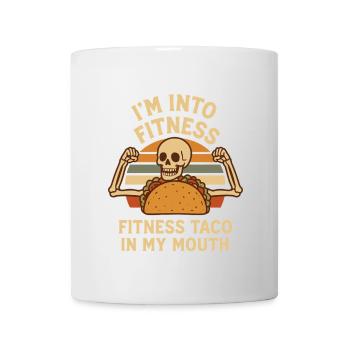 I'm into Fitness, Fitness Taco in My Mouth - Mug - white - Front