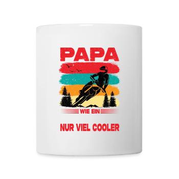 Motocrossfahrer Geschenke Motocross Biker Sprüche - Tasse - Weiß - Vorne