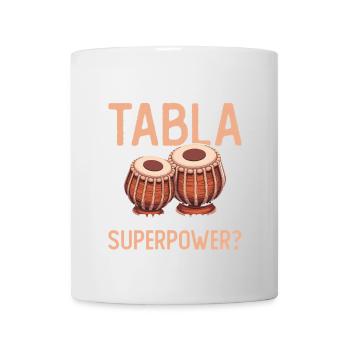 I play tabla, what's your superpower? - Mug - white - Front