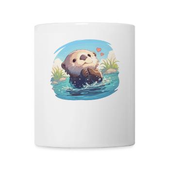 Sea otter - Mug - white - Front