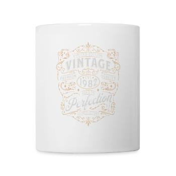 Vintage Perfection 1982 Emblem - Mug - white - Front