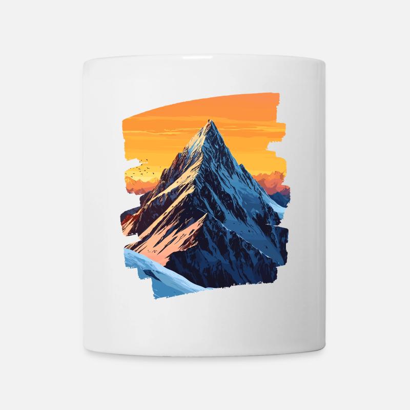 Berge Klettern Kletterer Wandern - Tasse - Weiß