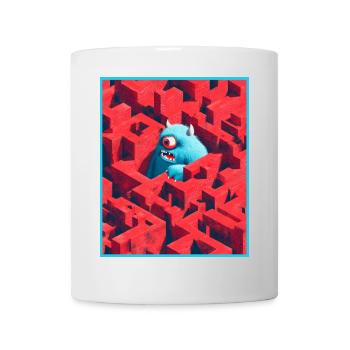 Monster Labyrinth - Mug - white - Front