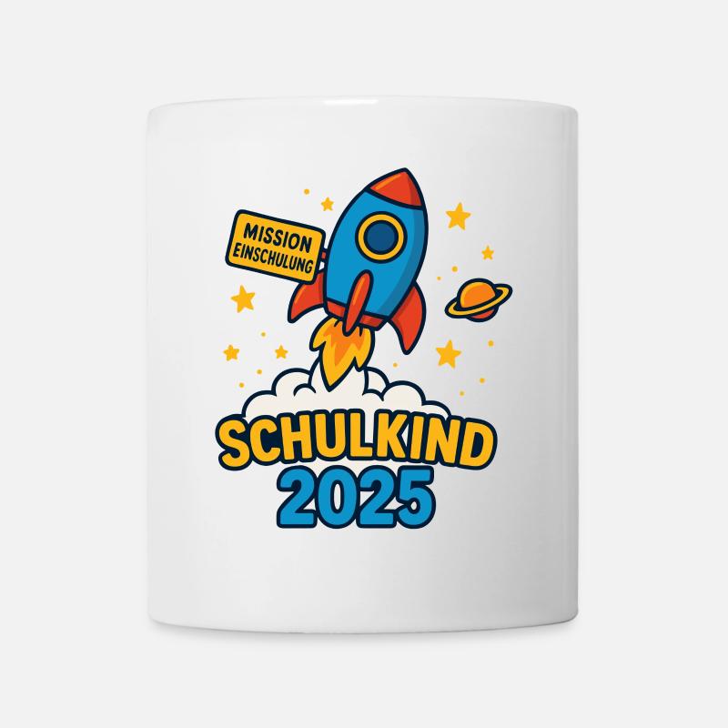 Schulkind 2025 Grundschule Kita Einschulung - Tasse - Weiß