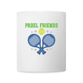 Nous ne sommes pas seulement des amis du padel, nous sommes un - Mug blanc - blanc - Devant
