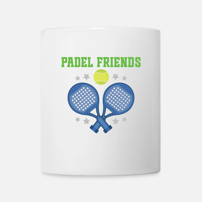 Nous ne sommes pas seulement des amis du padel, nous sommes un - Mug blanc - blanc