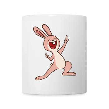 Hoppelfreude - Tasse - Weiß - Vorne