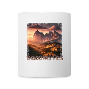 Beautiful Dolomites Hike Tyrol Sunset - Mug - white - Front