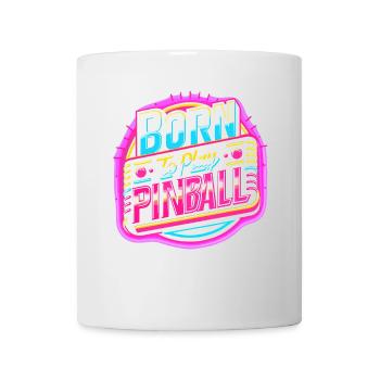 Geboren um Flipper zu spielen - Tasse - Weiß - Vorne