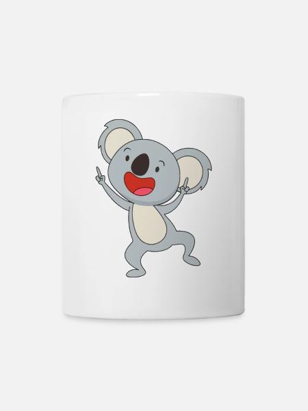 Dancing Koala Joy - Tasse - Weiß