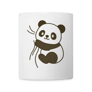 Panda Kuschelig - Tasse - Weiß - Vorne