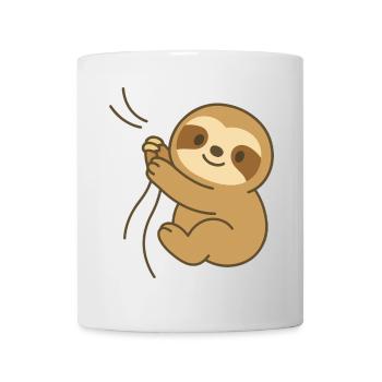 Cozy Sloth Hug - Cuddly Sloth Baby - Mug - white - Front