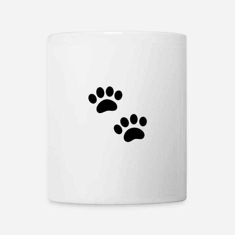 Paw print - Mug - white