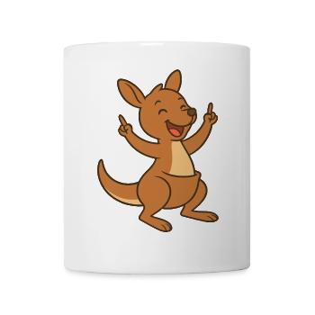 Happy Kangaroo - Mug - white - Front